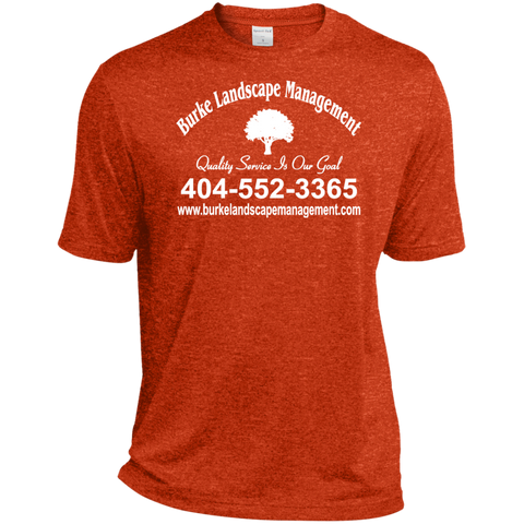 Burke Landscape Management TST360 Sport-Tek Tall Heather Dri-Fit Moisture-Wicking T-Shirt