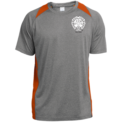 NFD&MA ST361 Sport-Tek Heather Colorblock Poly T-Shirt