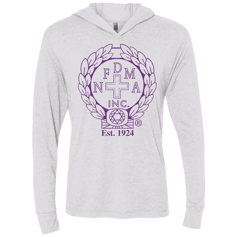 NFD&MA NL6021 Next Level Unisex Triblend LS Hooded T-Shirt