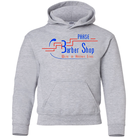 Phase 3 BarberShop G185B Gildan Youth Pullover Hoodie