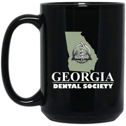 Georgia Dental Society (GDS) BM15OZ 15 oz. Black Mug