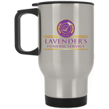 Lavenders Funeral Service XP8400S Silver Stainless Travel Mug
