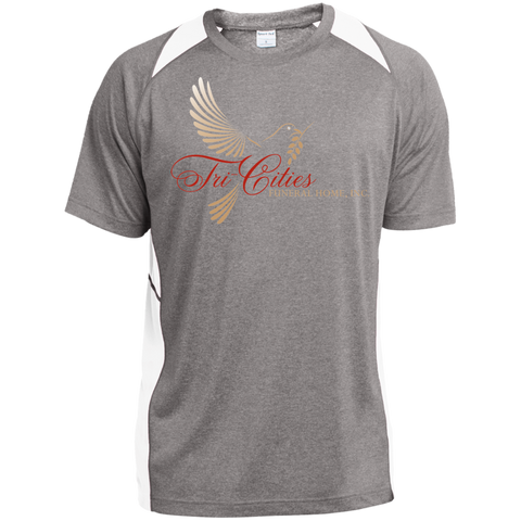 Tri-Cities Funeral Home ST361 Sport-Tek Heather Colorblock Poly T-Shirt