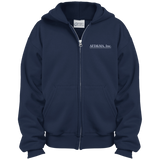AFD&MA PC90YZH Port & Co. Youth Full Zip Hoodie