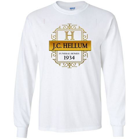 J.C. Hellum Funeral Homes G240 Gildan LS Ultra Cotton T-Shirt