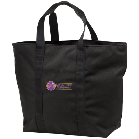 Lavenders Funeral Service B5000 Port & Co. All Purpose Tote Bag