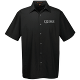 Trice Funeral Home M545 Harriton Men's Snap Closure Short Sleeve Shirt