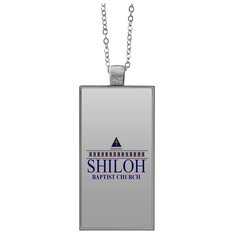 Shiloh Baptist Church UN4682 Rectangle Necklace