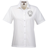 NFD&MA M545W Harriton Ladies' Snap Closure Short-Sleeve Shirt
