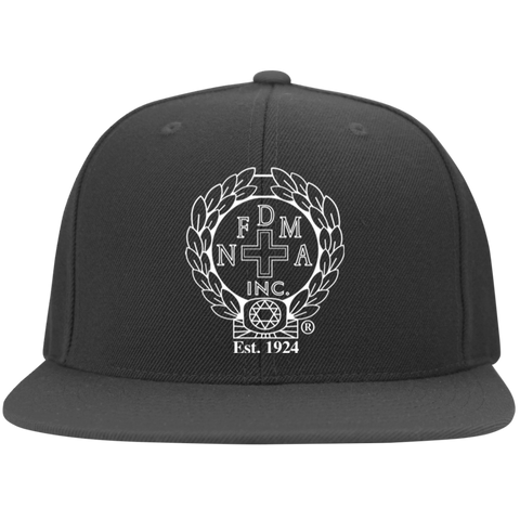 NFD&MA 6297F Yupoong Flat Bill Twill Flexfit Cap