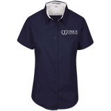 Trice Funeral Home L508 Port Authority Ladies' Short Sleeve Easy Care Shirt