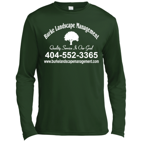Burke Landscape Management ST350LS Spor-Tek LS Moisture Absorbing T-Shirt