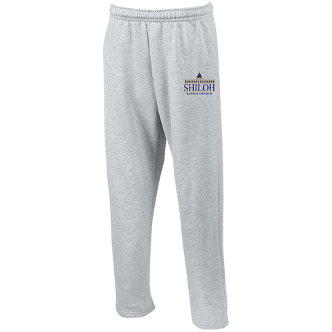 Shiloh Baptist Church G123 Gildan Open Bottom Sweatpants with Pockets
