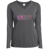 Lavenders Funeral Service LST353LS Sport-Tek Ladies' LS Performance V-Neck T-Shirt