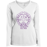 NFD&MA LST353LS Sport-Tek Ladies' LS Performance V-Neck T-Shirt
