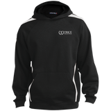 Trice Funeral Home ST265 Sport-Tek Sleeve Stripe Sweatshirt with Jersey Lined Hood
