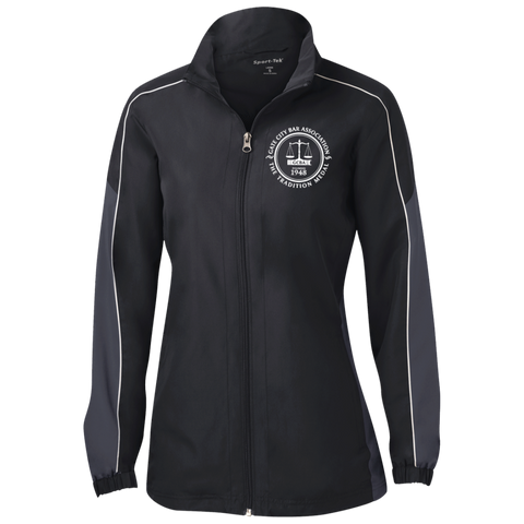 Gate City Bar Association LST61 Sport-Tek Ladies' Piped Colorblock Windbreaker
