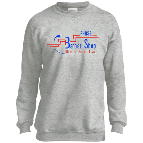 Phase 3 BarberShop PC90Y Port and Co. Youth Crewneck Sweatshirt