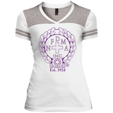 NFD&MA DT264 District Junior's Varsity V-Neck T-Shirt