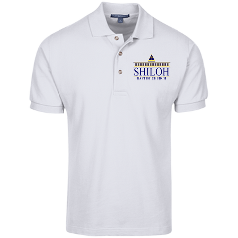 Shiloh Baptist Church TLK420 Port Authority Tall Cotton Pique Knit Polo