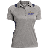 Shiloh Baptist Church LST665 Sport-Tek Ladies' Heather Moisture Wicking Polo