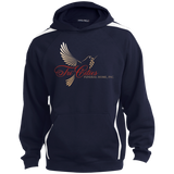 Tri-Cities Funeral Home ST265 Sport-Tek Sleeve Stripe Sweatshirt with Jersey Lined Hood