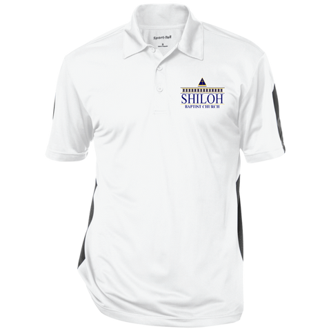 Shiloh Baptist Church ST695 Sport-Tek Performance Textured Three-Button Polo