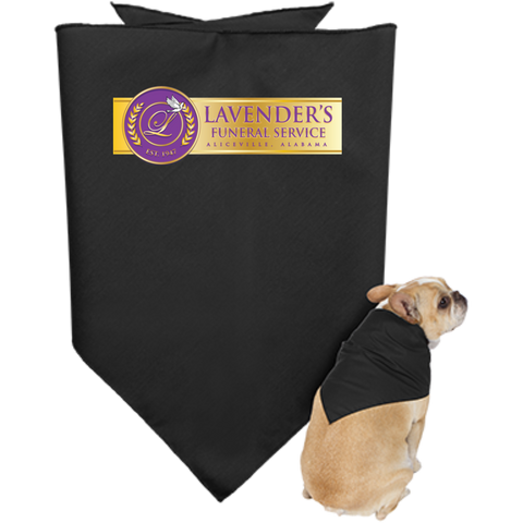 Lavenders Funeral Service 3905 Doggie Bandana