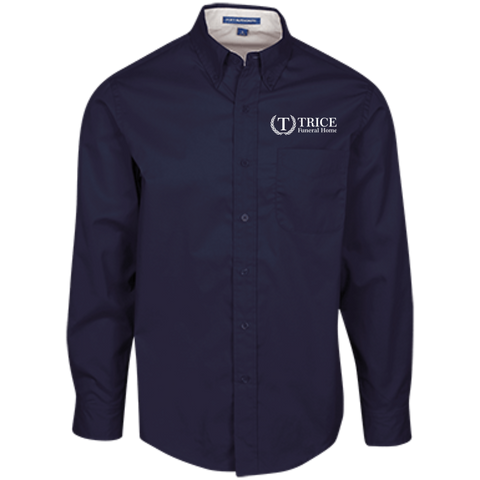 Trice Funeral Home S608 Port Authority Men's LS Dress Shirt