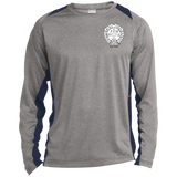 NFD&MA ST361LS Sport-Tek LS Heather Colorblock Poly T-Shirt