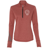 NFD&MA A275 Adidas Ladies' Terry Heather 1/4 Zip