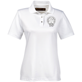 NFD&MA M345W Harriton Ladies' Snap Placket Performance Polo