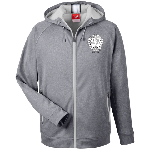 NFD&MA TT38 Team 365 Men's Heathered Performance Hooded Jacket