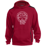NFD&MA ST265 Sport-Tek Sleeve Stripe Sweatshirt with Jersey Lined Hood