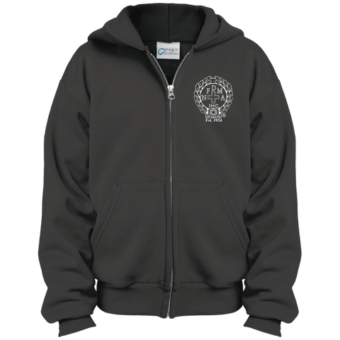 NFD&MA PC90YZH Port & Co. Youth Full Zip Hoodie