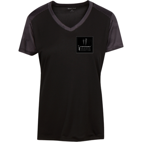 UnderdogHUSTLE Mafia LST371 Sport-Tek Ladies' CamoHex Colorblock T-Shirt