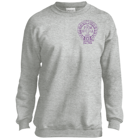 NFD&MA PC90Y Port and Co. Youth Crewneck Sweatshirt