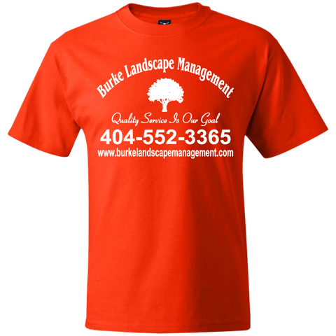 Burke Landscape Management 5180 Hanes Beefy T-Shirt