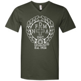 NFD&MA 982 Anvil Men's Printed V-Neck T-Shirt