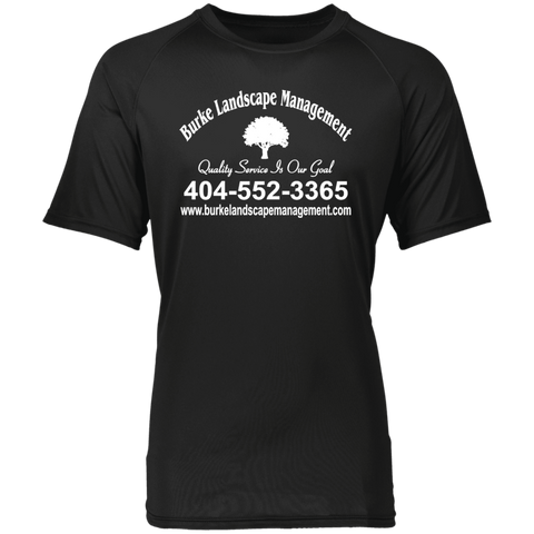 Burke Landscape Management 2790 Augusta Raglan Sleeve Wicking Shirt