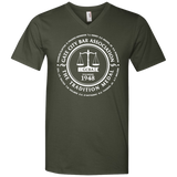 Gate City Bar 982 Anvil Men's Printed V-Neck T-Shirt
