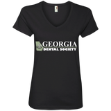 Georgia Dental Society (GDS) 88VL Anvil Ladies' V-Neck T-Shirt
