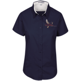Tri-Cities Funeral Home L508 Port Authority Ladies' Short Sleeve Easy Care Shirt