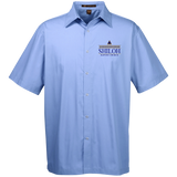 Shiloh Baptist Church M545 Harriton Men's Snap Closure Short Sleeve Shirt