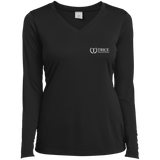 Trice Funeral Home LST353LS Sport-Tek Ladies' LS Performance V-Neck T-Shirt