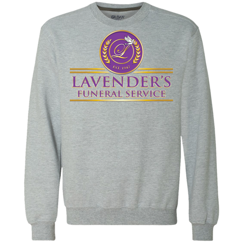 Lavenders Funeral Service G920 Gildan Heavyweight Crewneck Sweatshirt 9 oz.