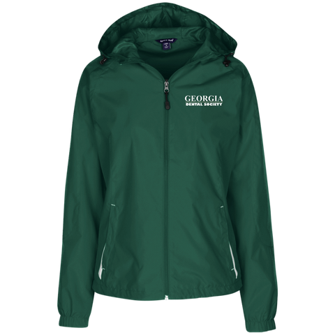 Georgia Dental Society (GDS) LST76 Sport-Tek Ladies' Jersey-Lined Hooded Windbreaker