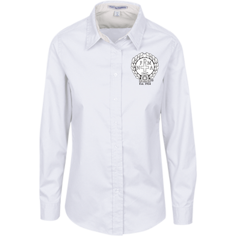 NFD&MA L608 Port Authority Ladies' LS Blouse