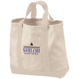 Shiloh Baptist Church B400 Port & Co. 2-Tone Shopping Tote