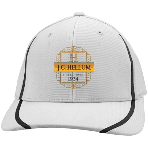J.C. Hellum Funeral Homes STC16 Sport-Tek Flexfit Colorblock Cap